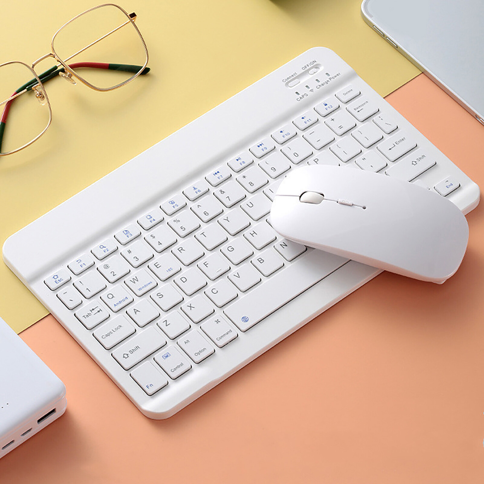 Hot Sale Wireless Keyboard Mouse High Sensitivity Wireless 3 Gear DPI 3.0 Interface Mobile Phone Tablet Laptop Keyboard Mouse Compatible with Android System