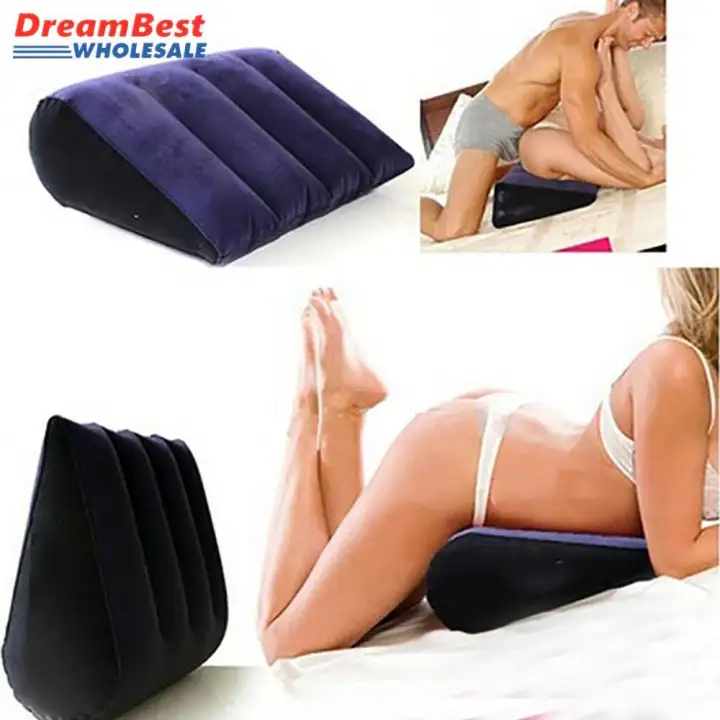 inflatable triangle pillow