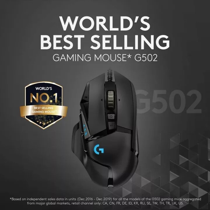 Logitech Chuột Chơi Game Có Dây G502 Hero Cho PC