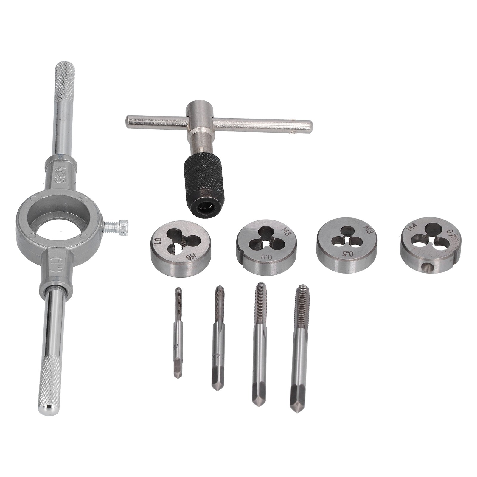 Thread Tapping Set Tap Die Kit High Hardness Effective for Cutting Male