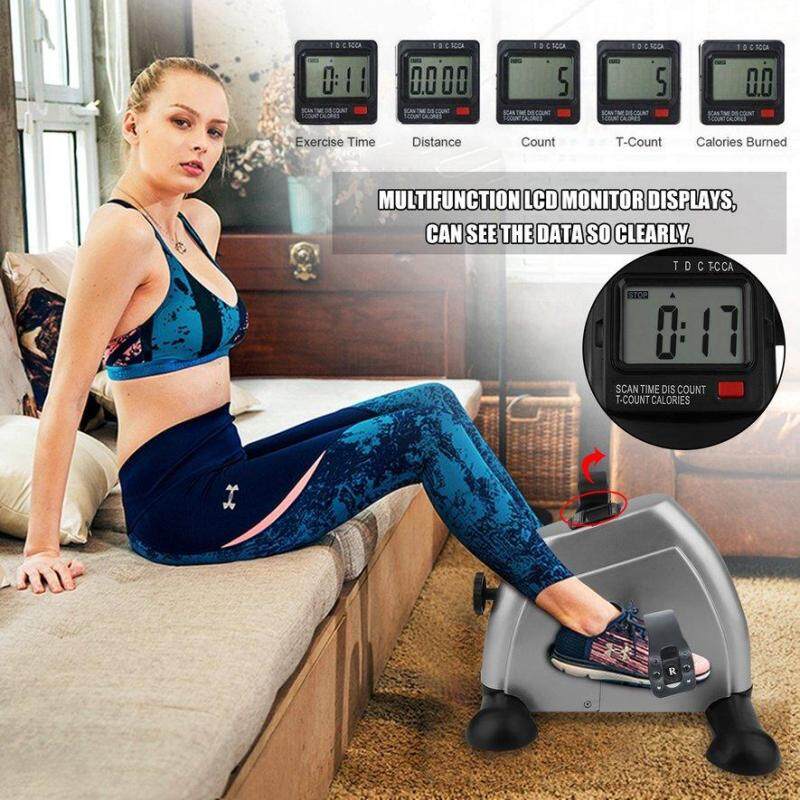 E-ERA Home Exerciser Xe Đạp Tập Thể Dục Xe Đạp Tập Thể Dục Có Bàn Đạp Mini Màn Hình LCD Đạp Xe Trong Nhà Xe Đạp Bước Cho Người Già Và Trẻ Nhỏ