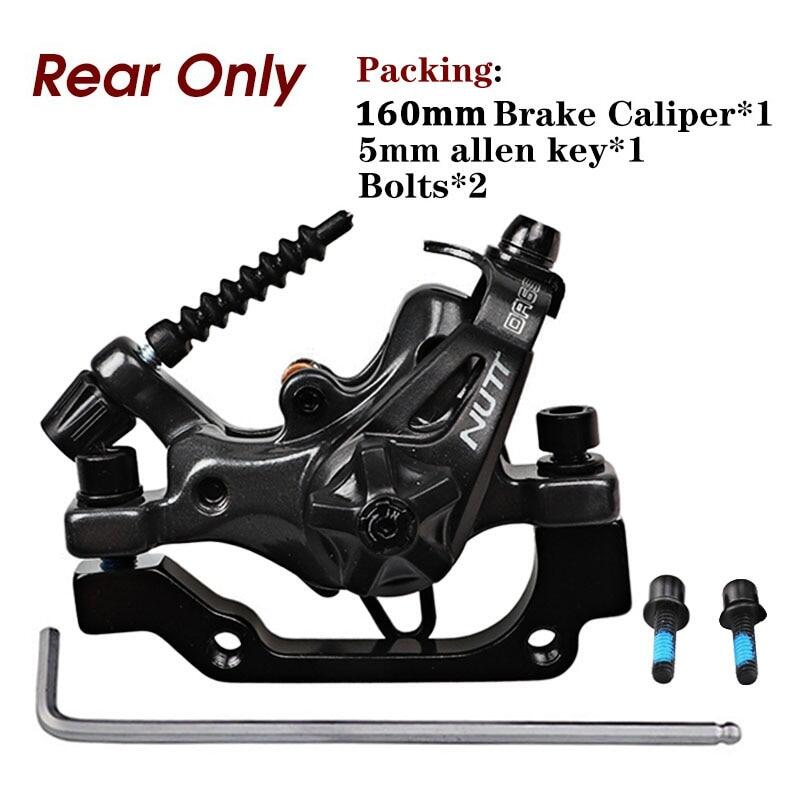 NUTT MTB Bike Alloy Mechanical Disc Brake Bilateral 160 180 MM Calipers