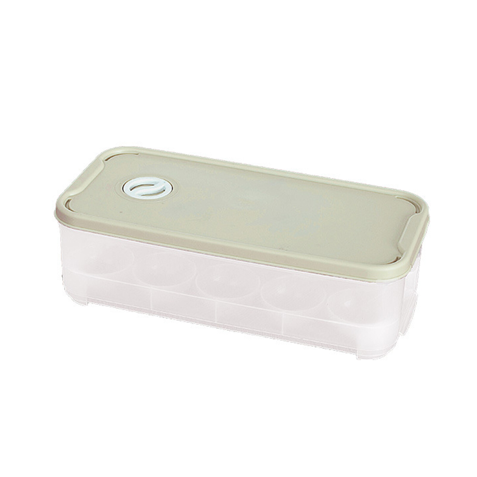 Terylin Transparent Egg Holder Stackable PP 10/20 Grids Non-slip Egg Storage Trays Kitchen Supplies