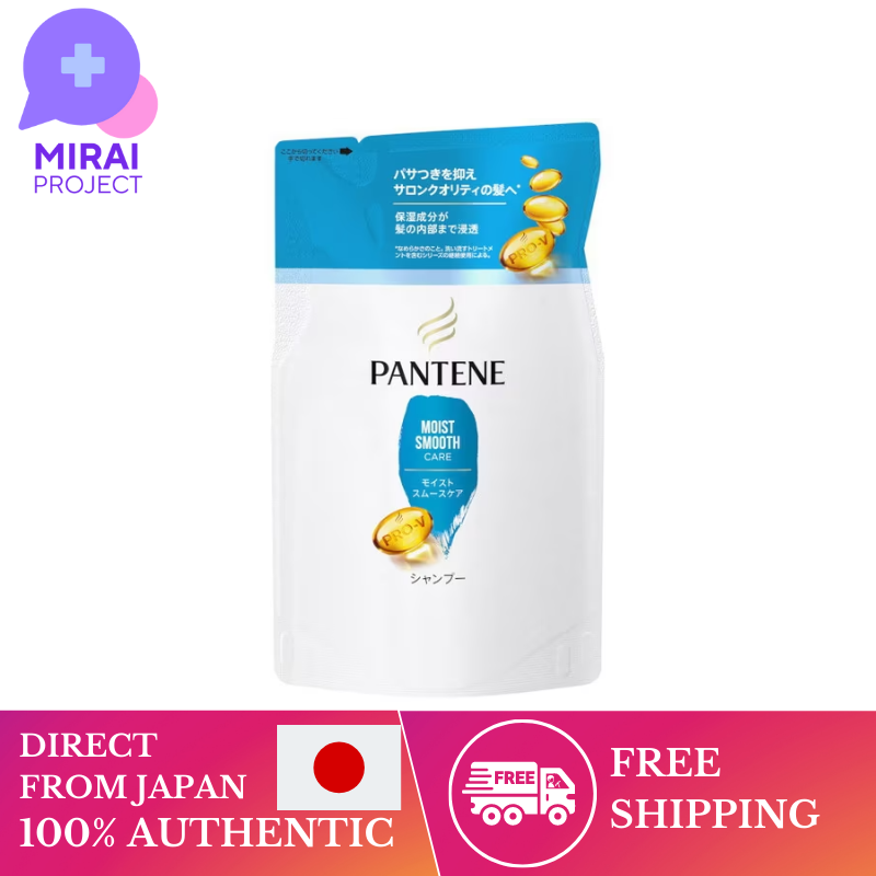 [Direct from Japan] P&G P&G P&G Pantene Pantene Moist Smooth Care Shampoo Refill 300mL