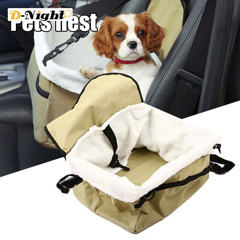 Ghế Nâng Chó D-night Ghế Xe Cho Chó Nhỏ Mèo Pet Xe An Toàn Hộp Cho Thú Cưng Mềm