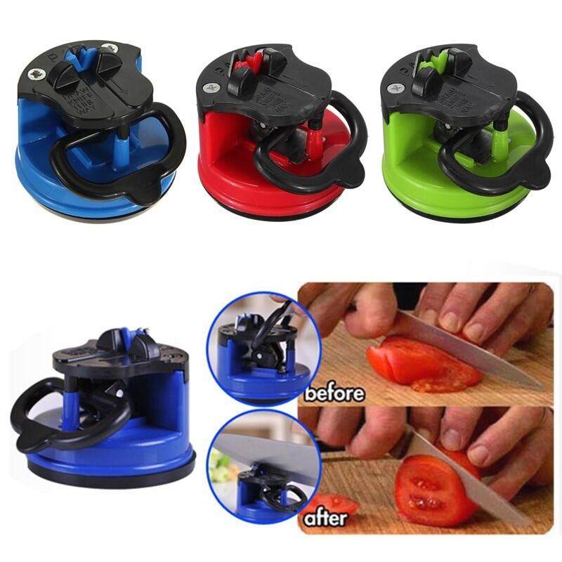 1PC Knife Sharpener Sharpening Tool Easy And Safe To Sharpens Kitchen Chef Knives Damascus Knives Sharpener Suction