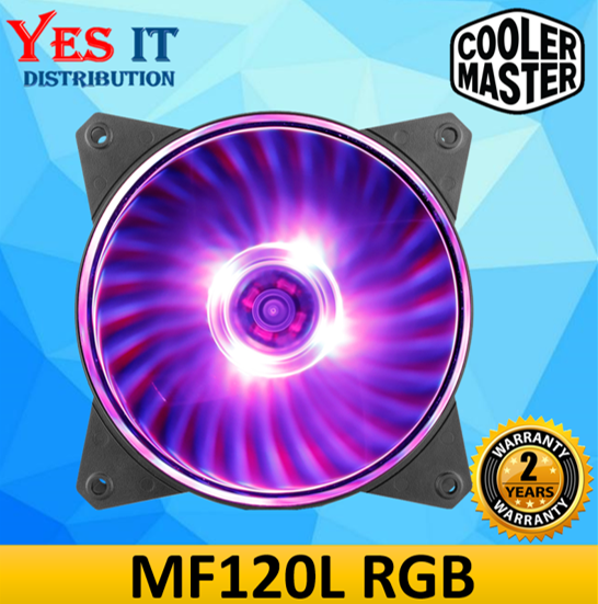 COOLER MASTER MASTERFAN MF120L LITE RGB COOLING FAN (R4C1DS12FCR1