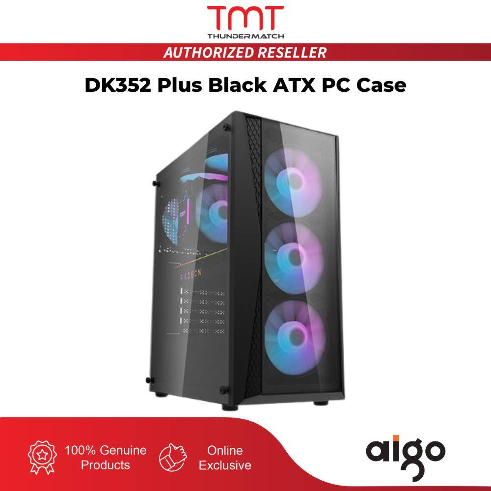 TMT Aigo DarkFlash DK352 PLUS ARGB ATX Casing | Pre-Installed 4*12CM ...