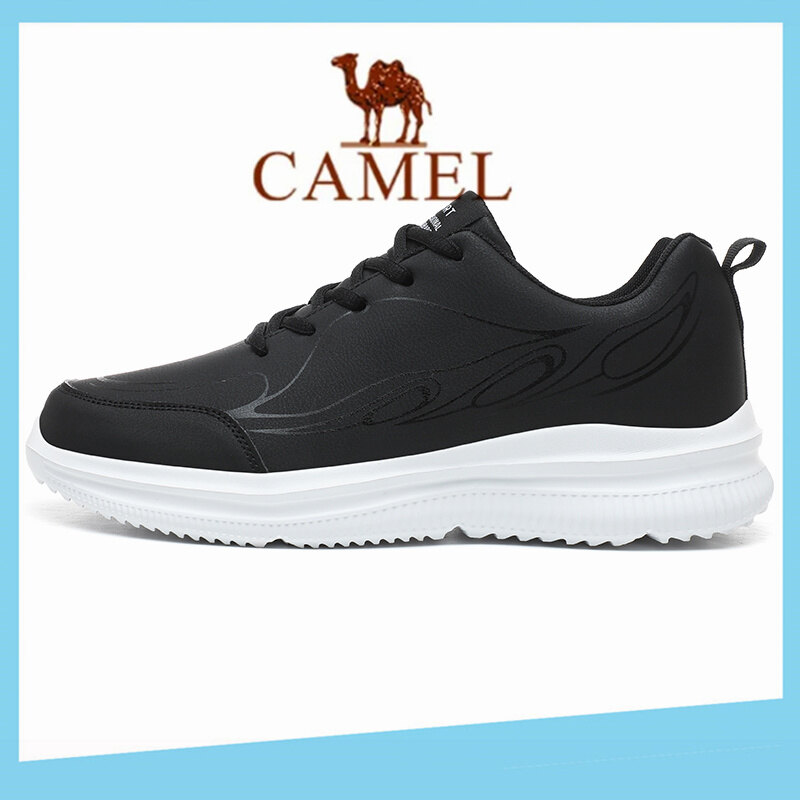 Camel Đôi giầy đen Giày nam giày thể thao giày chạy bộ 45 46 47 48 Camel giầy