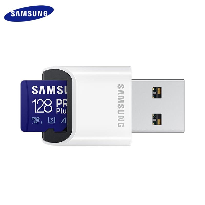 ♥free shipping+cod♥ original samsung micro sd card with card reader 512g 256gb 128gb memori memory card a2 4k tf microsd card for phone drone camera