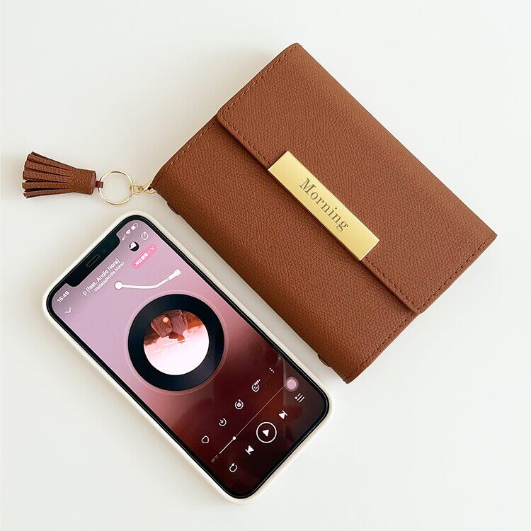 A7 Pu Leather Pocket Notebook Loose-Leaf Binder Journal Diary Agenda Planner Notepad School Stationery Support Customized