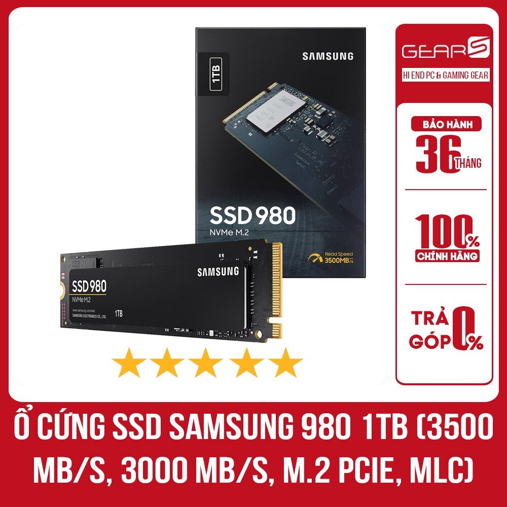 Ổ Cứng Gắn Trong Ssd Samsung 980 Pcie Nvme V Nand M2 2280 1tb Mz 1149