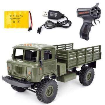 Kmoist WPL remote control car B-24 GAZ-66 1/16 remote control military truck 4 wheel drive off-road remote control climbing car