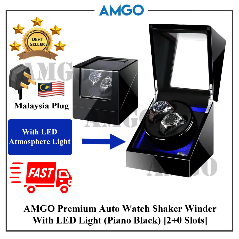 AMGO Premium Quality Fully Automatic Watch Winder Box for Wristwatch