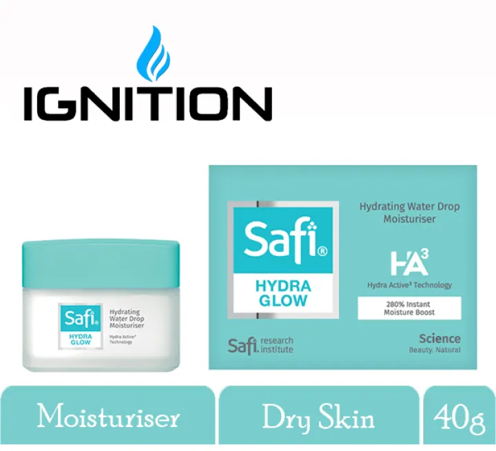 safi hydra glow hydrating water drop moisturiser