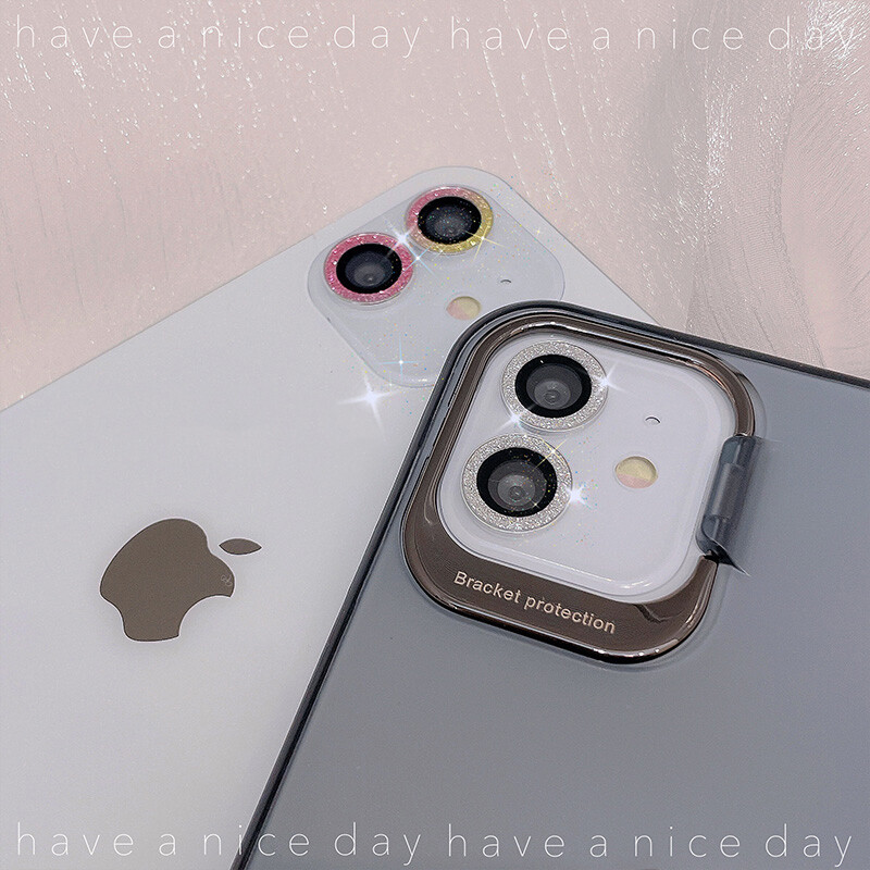 [1 Bộ] crashstar kim cương lấp lánh ống kính máy ảnh bảo vệ cho iPhone 17 16 15 14 Pro Max Plus 13 Pro Max 12 Pro Max mini 11 Pro Max Bling cầu vồng Kim Loại HD kính cường lực bảo vệ màn hình bán chạy nhất