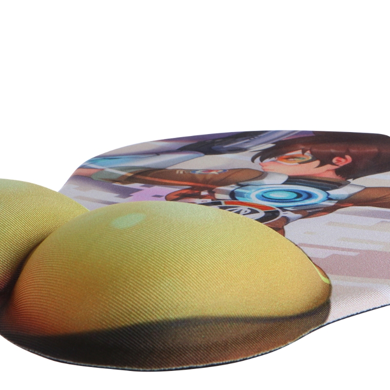 Creative Cartoon Anime 3D Sexy Chest Silicone Mouse Pad Wrist Rest Support