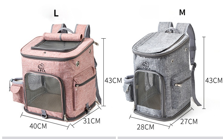 Larger Size L Outing Backpack Foldable Pet Bag Space Capsule Cat Bag-M