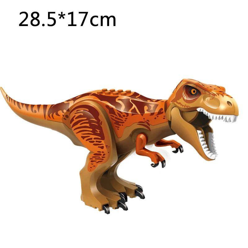 Khủng long đồ chơi xếp ghép hình, khủng long kỷ JuRa Tyrannosaurus Rex Cánh Rồng Velociraptor Tyrannosaurus Rex móng vuốt nặng Đồ chơi xếp ghép hình rồng
