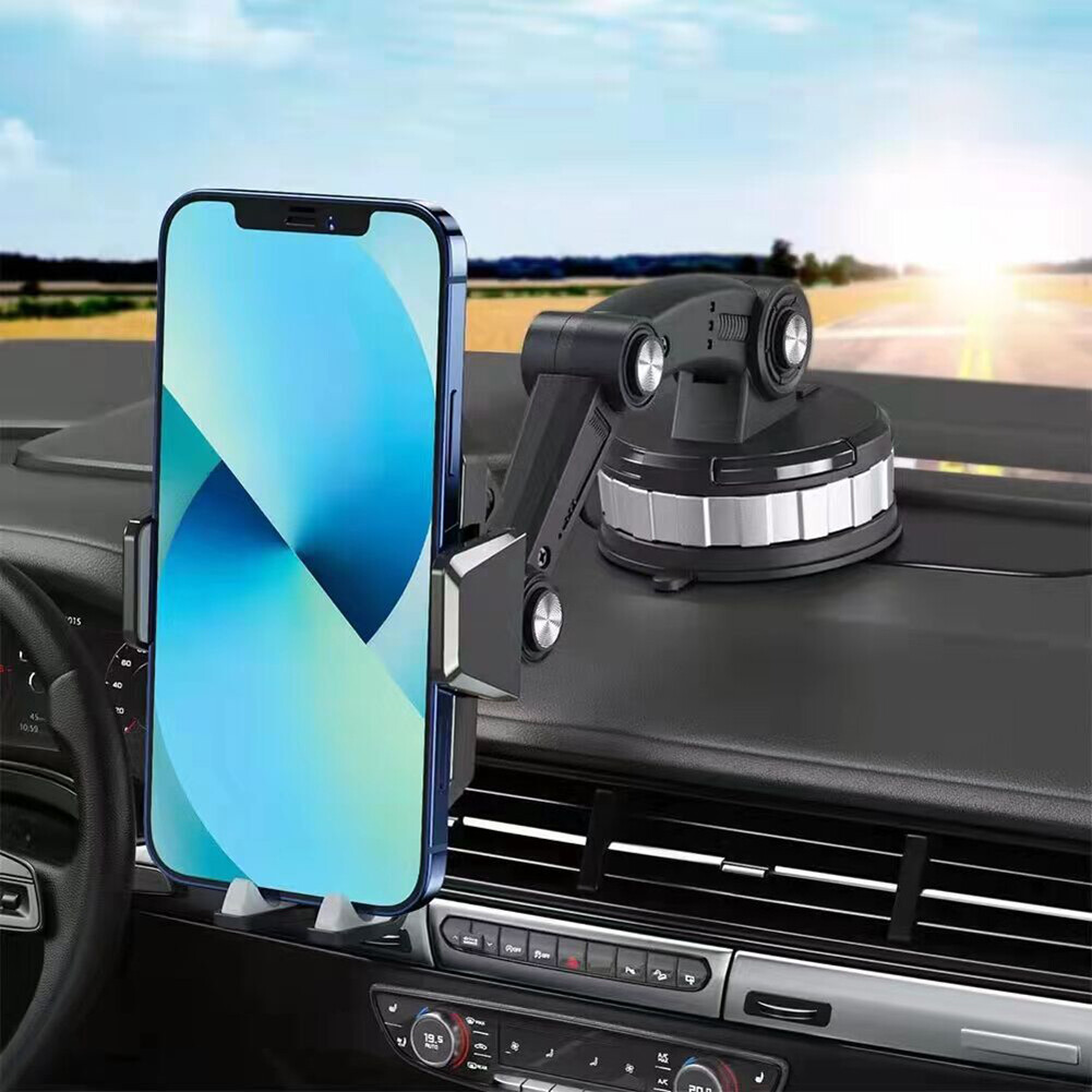 Universal Car Phone Holder Center Console Smartphone Mount Bracket Windscreen Support