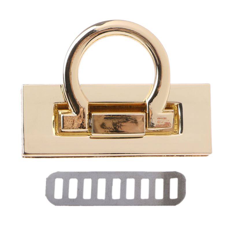 Metal Clasp Turn Twist Lock for DIY Craft Shoulder Bag Purse Handbag Hardware