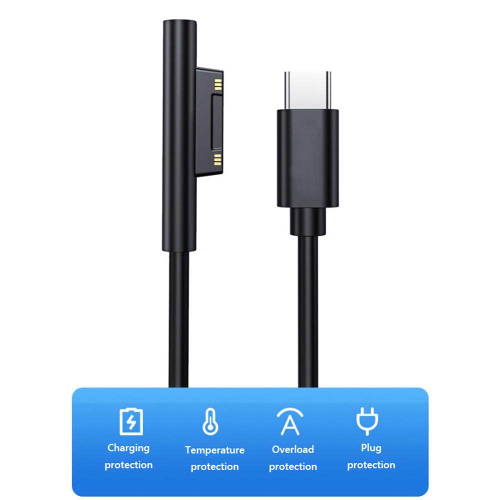 Loại USB C cung cấp điện PD Bộ chuyển đổi thiết bị sạc nhanh cáp cho Microsoft surface Pro
