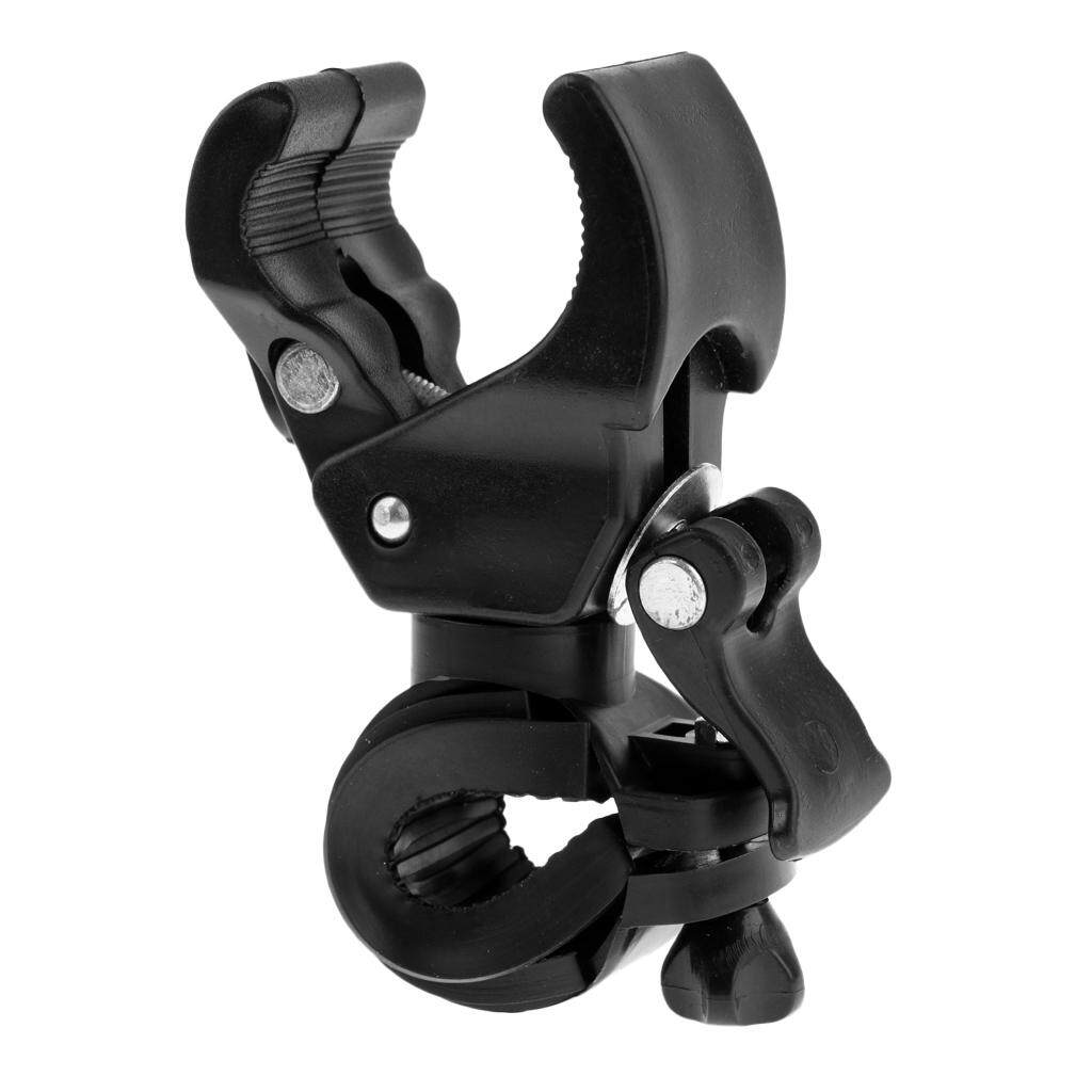 Bicycle Adjusted Torch Clip Mount Front Light Bracket Flashlight Light Holder