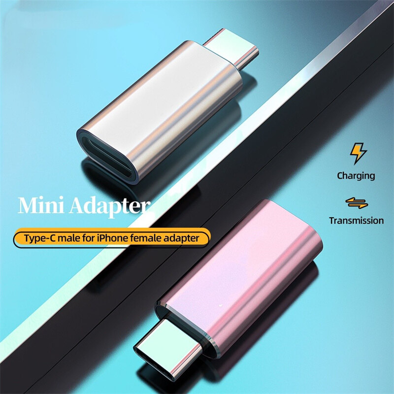 Atoshin Bộ Chuyển Đổi Sạc Bộ Chuyển Đổi Điện Thoại Android Sang Đèn Type-C Cho iPhone Bộ Chuyển Đổi Đầu Cắm Micro USB USB C