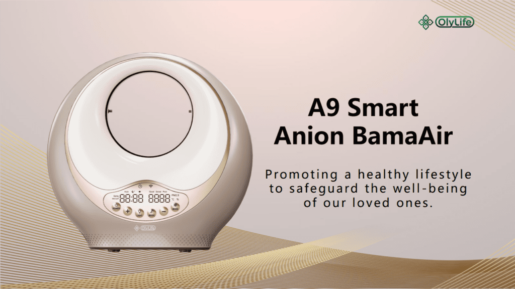 新品未使用 オリーライフ A9 Smart Anion BamaAir 空気清浄 新品未使用 オリーライフ A9 Smart Anion BamaAir 空気清浄