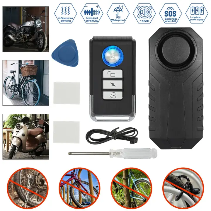 bicycle alarm with remote