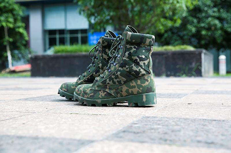 07 Combat Boots Men's Camouflage Combat Boots Outdoor High-top Boots Tactical Boots Land Combat Boots
