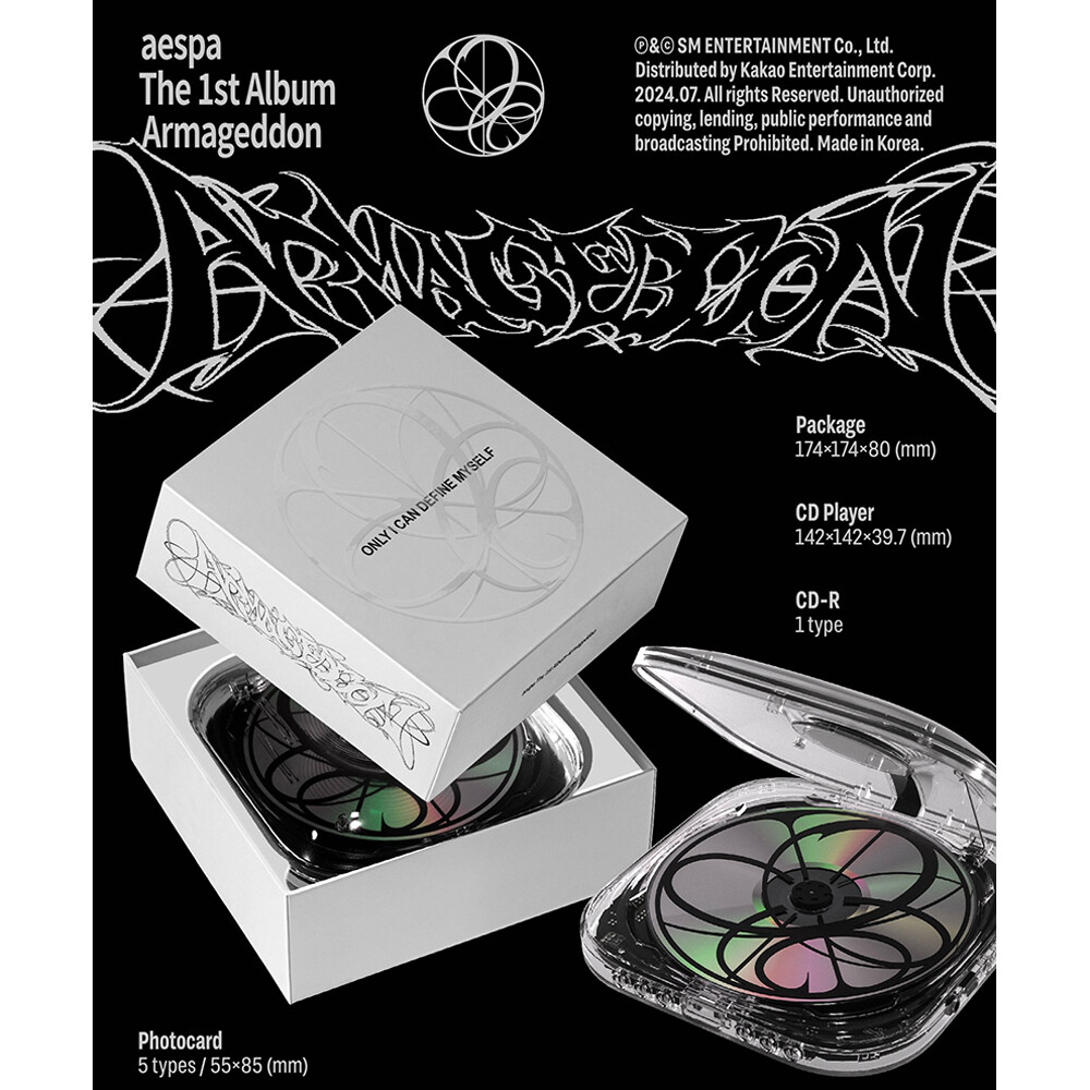 K-POP aespa Armageddon cdp ver CDプレイヤー AESPA] Armageddon : CDP Ver – krmerch