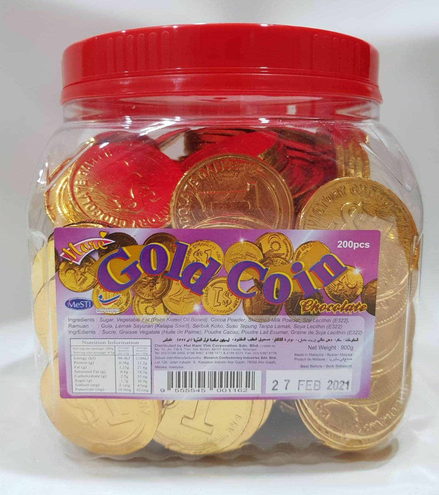 Gold Coin Chocolate 200pcs Buy Sell Online Multipacks Sharing Bags With Cheap Price Lazada