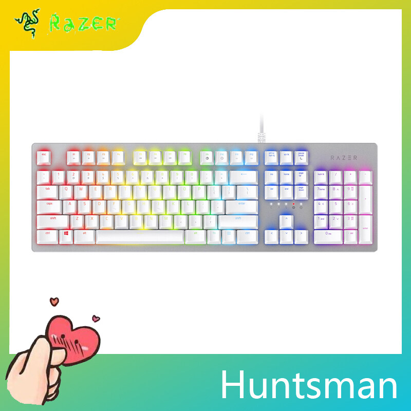 Razer Huntsman Mechanical Gaming Keyboard Optomechanical Switch 104 Keys RGB Backlight Gaming Keyboard Cable for PC / Laptop Singapore
