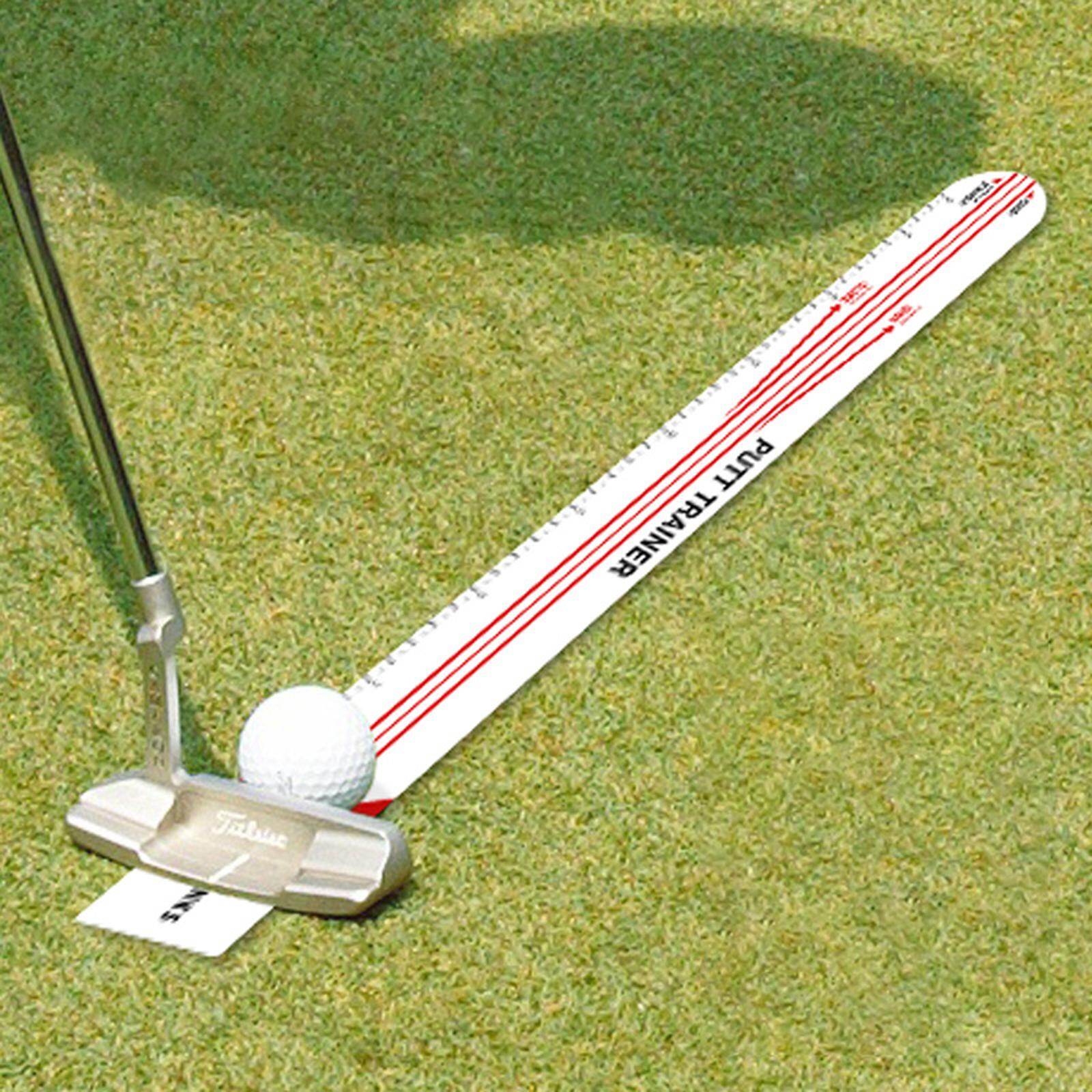 DYNWAVE Golf Putter Check Trainer Aid Putting Practice Portable Straight Ruler for Indoor