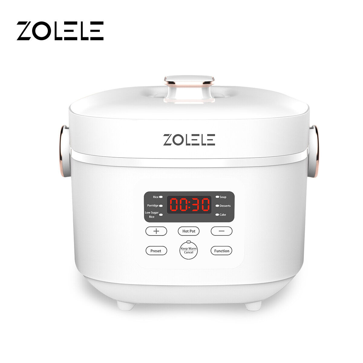ZOLELE Low Sugar Rice Cooker/Hot Pot 3L ZB500 (1 Year Warranty) Lazada