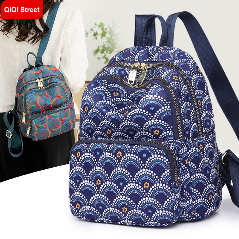 Backpack for women, casual fashion backpack, Oxford Bunylon cloth splashproof school bag, canvas mommy bag, travel bag, women's bag, mini small school bag children's backpack