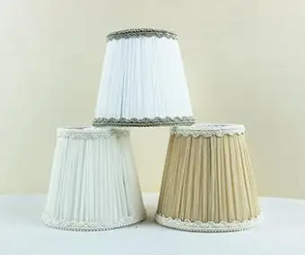 white clip on lamp shade