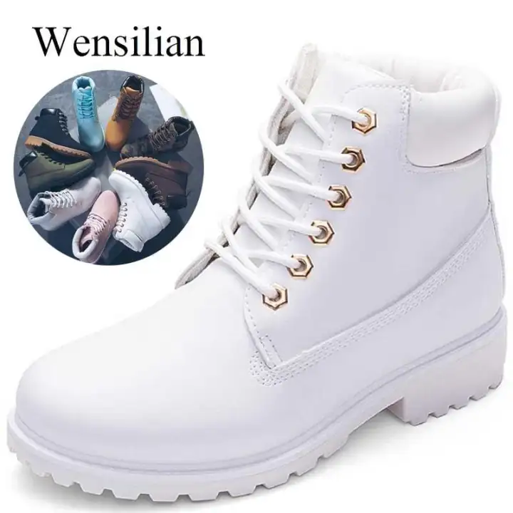 white timberland boots for women