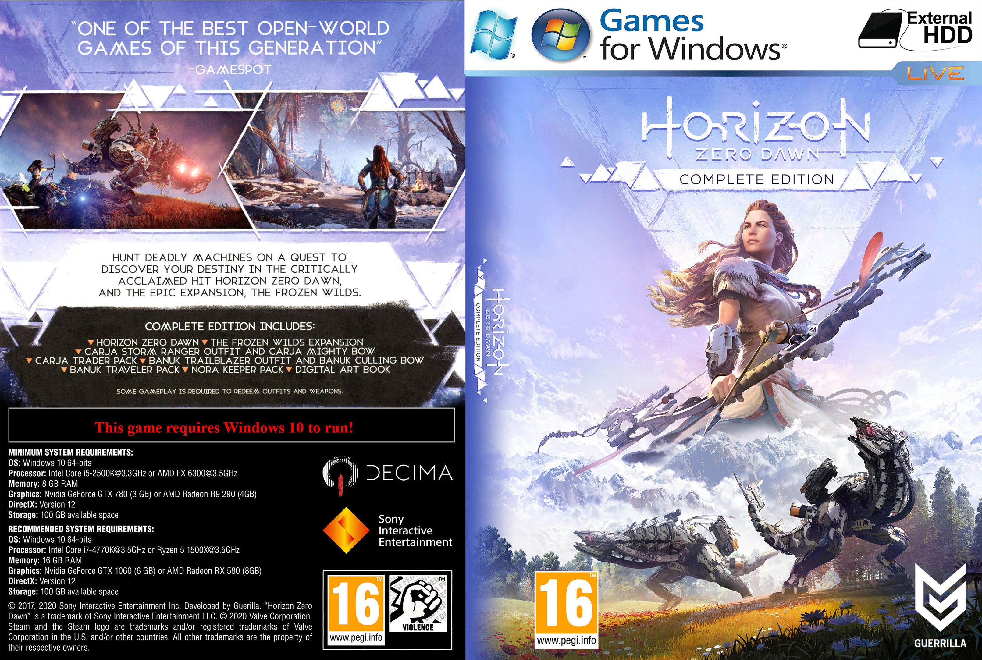 Horizon Zero Dawn Complete Edition - PC Steam