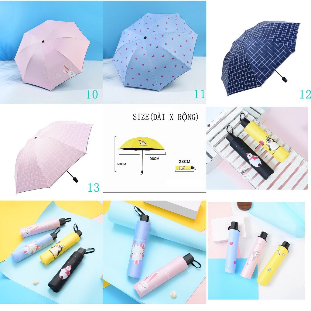 Ô dù cute hàn quốc chống tia uv