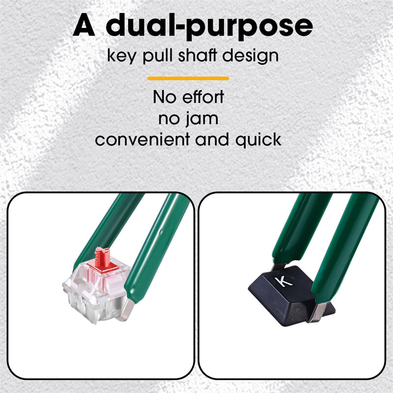 Phổ Keycaps puller dỡ cho bàn phím chơi game cơ key cap Thiết bị chuyển mạch Dụng cụ nhổ U hình dạng Clip