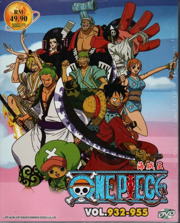 Anime Dvd One Piece Box 30 Vol 932 955 Lazada