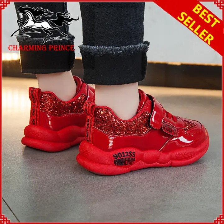 Size 26 37 Charming Prince Shoes Kids Girls High Quality Shoes