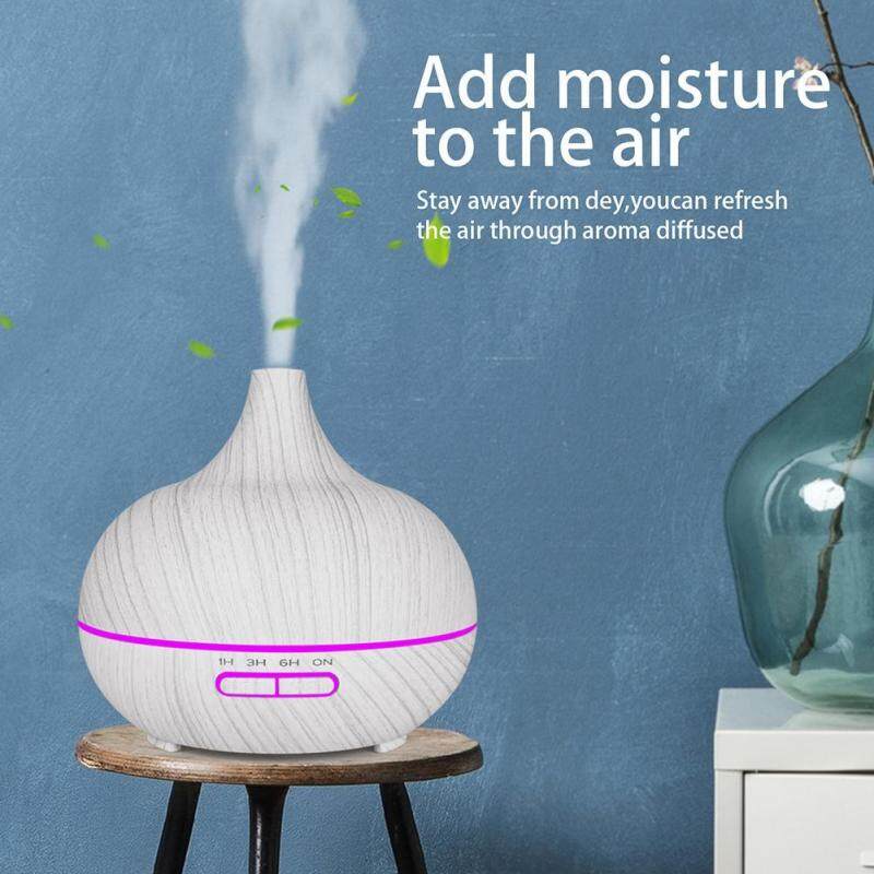 400ml Ultrasonic Timing Air Humidifier Essential Oil Mist Aroma Diffuser Singapore