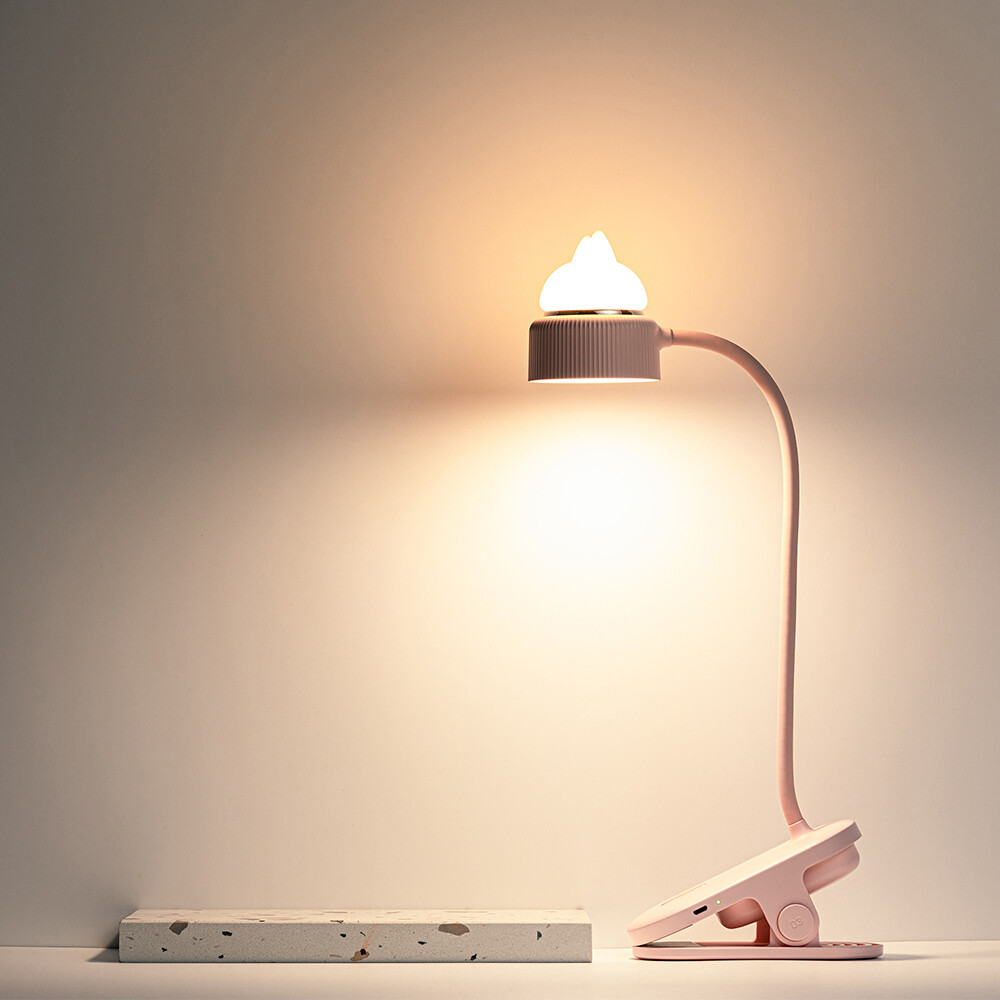 Uareliffe Đèn Mèo Dễ Thương Đèn LED Để Bàn Đèn Kẹp Gấp USB Sạc Lại Được Đèn Đọc Sách Học Tập Ban Đêm Ba Tốc Độ Có Thể Điều Chỉnh Độ Sáng Phạm Vi Chiếu Sáng Rộng 360 ° Chiếu Sáng Thoải Mái Bảo Vệ Mắt Miễn Phí Cho Gia Đình Văn Phòng Ký Túc Xá