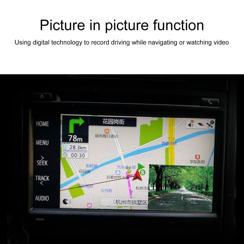 Đầu Ghi Hình Đặc Biệt Điều Hướng 1080P Full HD USB Xe Hơi DVR Máy Ghi Âm Lái Xe ADAS Màn Hình Lớn