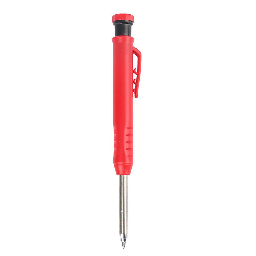 Aideepen Woodworking Deep Hole Activity Pen Refill Set Marker Scribed Graphite Refill Adjustable Woodworking Pen for Architect Construction