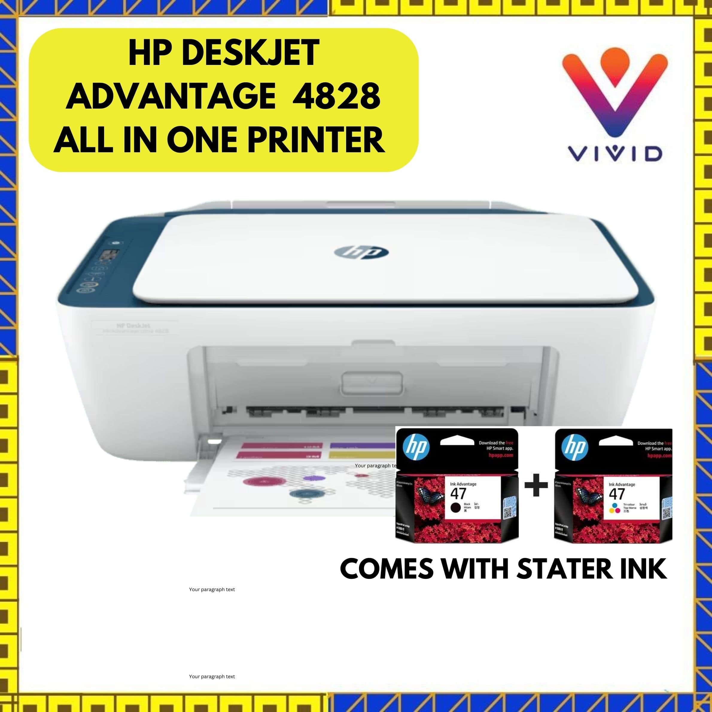 [SAME DAY DELIVERY/READY STOCK] HP DeskJet Ink Advantage Ultra 4828 All