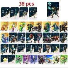 38pcs Zelda amiibo huyền thoại của Zelda: nước mắt của kingdo Zelda Ma Thần thanh kiếm thiết bị chuyển đổi thẻ chéo NFC trò chơi chip